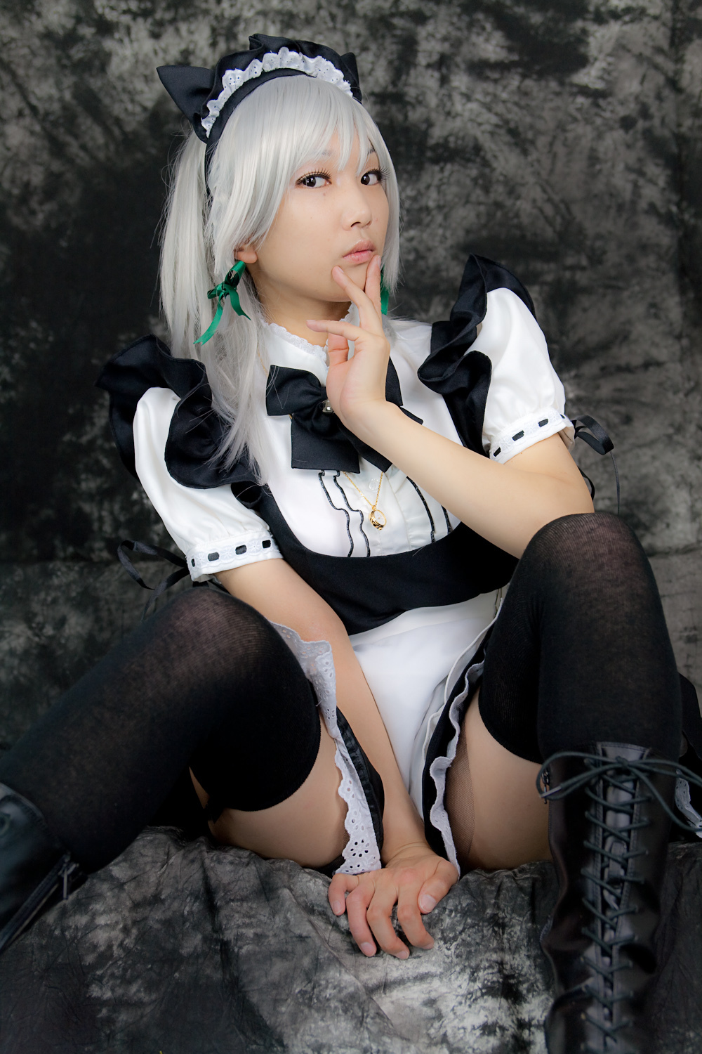 cosplay女佣扮相美女套图 c77 Sakuya Izayoi　(2)